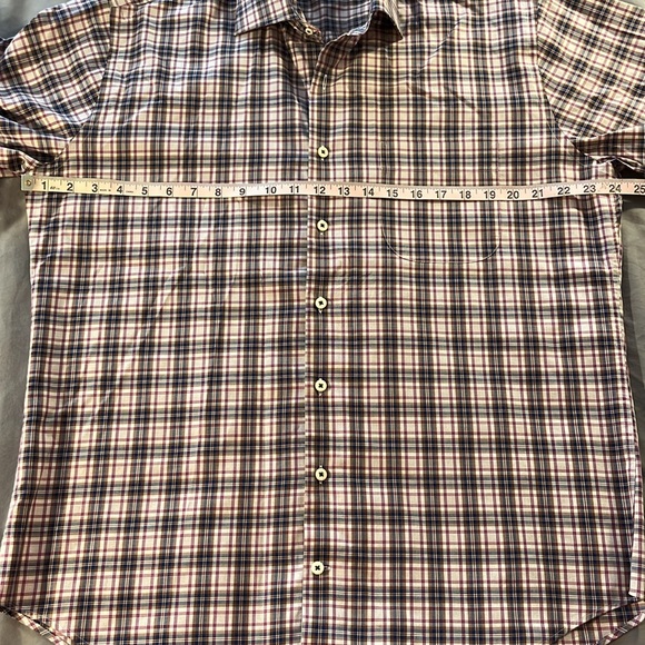 Peter Millar Multicolor Check Button Down Cotton - Picture 3 of 8
